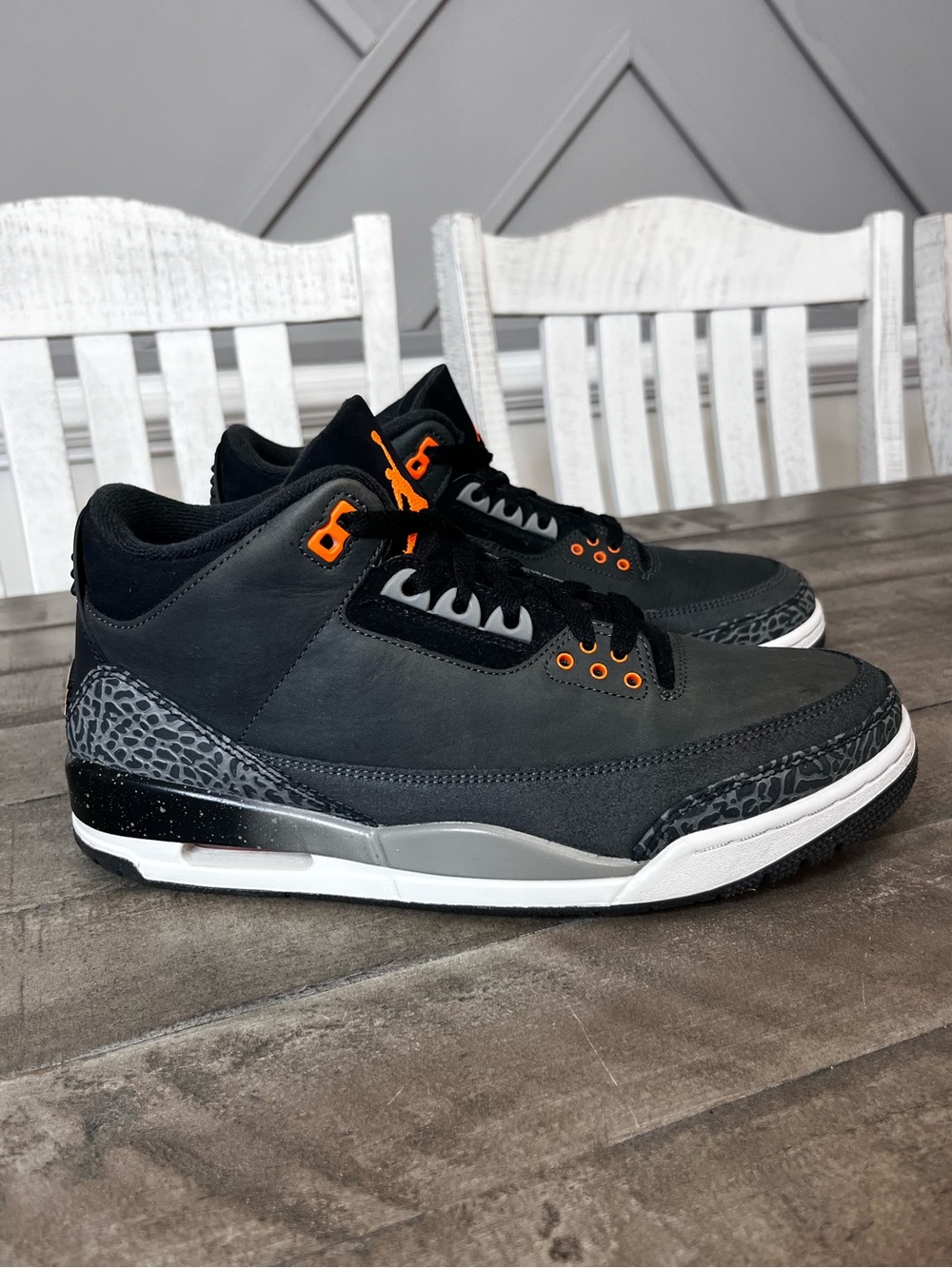 Nike Air Jordan 3 Retro Fear Pack
2023 Black Orange Gray Mens Sz 11
